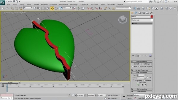 Creation of To my love.........: Step 2