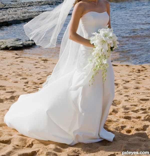 Creation of Trash the dress: Step 1