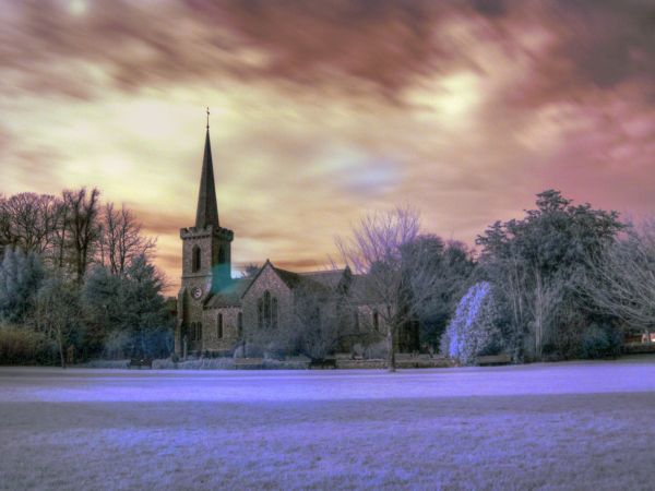 Stony Mere Church photoshop picture