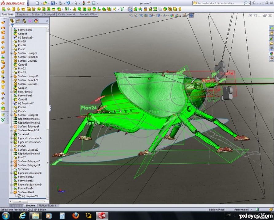 Creation of Greenfly: Step 9