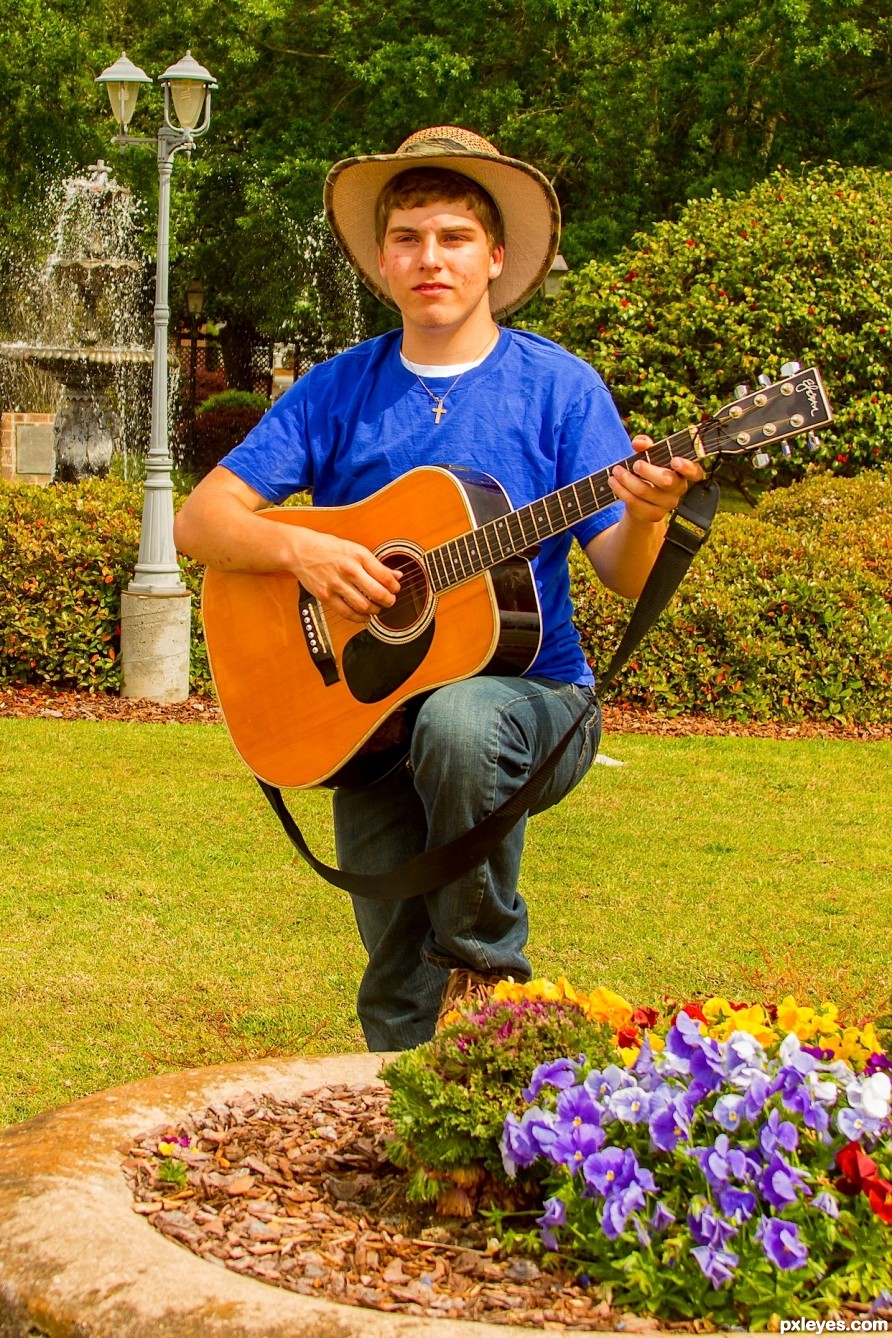 Singing in the park