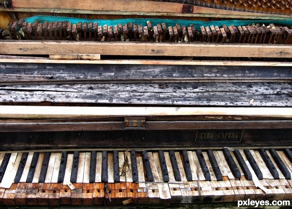 Was once a piano