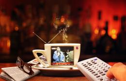 Portable Cup Coffee Tv