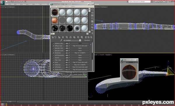 Creation of Giant Banded Worm: Step 2