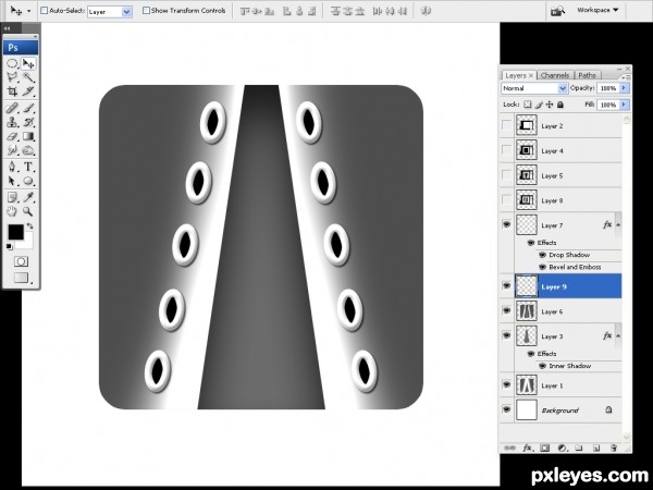 Creation of Canvas Shoes: Step 5