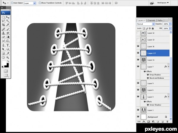 Creation of Canvas Shoes: Step 8