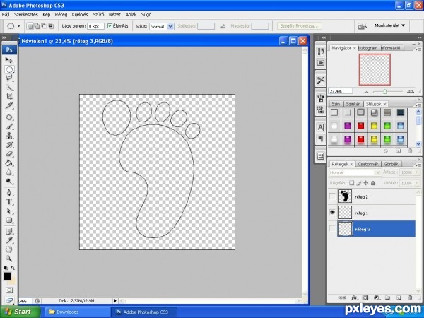 Creation of Print: Step 7