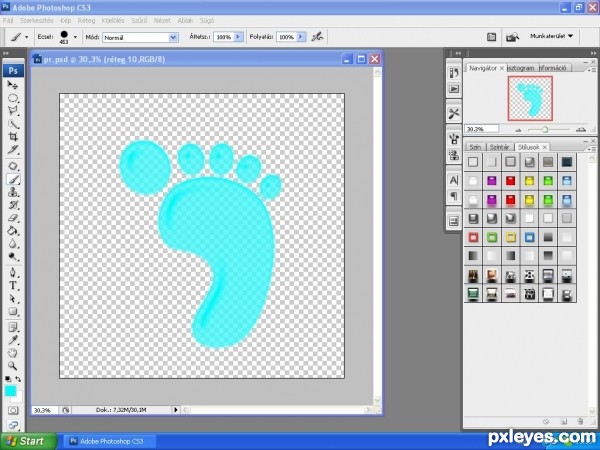 Creation of Print: Step 8