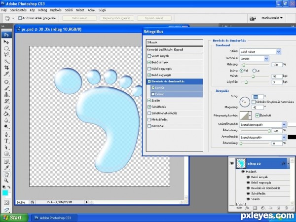 Creation of Print: Step 9