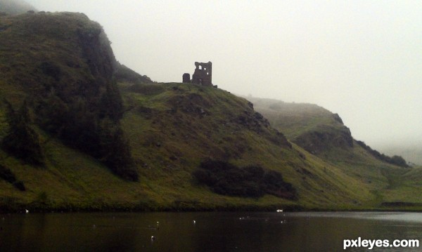 Ruin on the Hillside