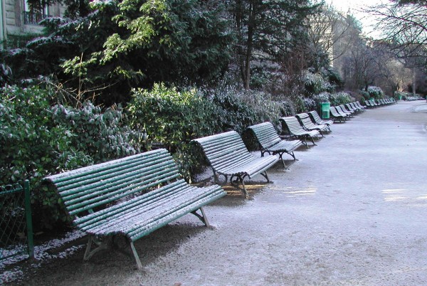 Frozen benches