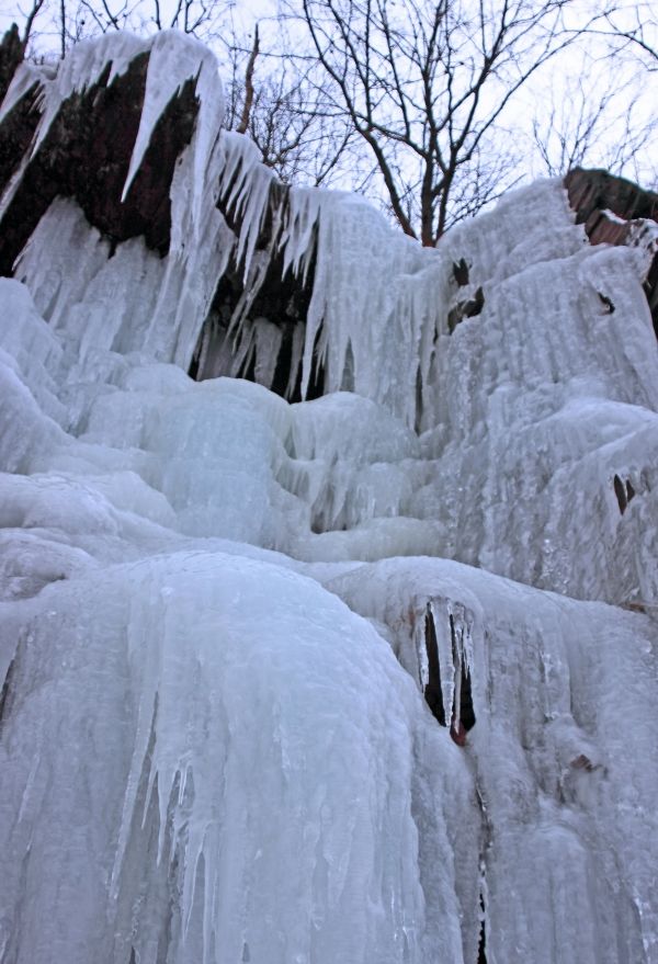 Beneath the Frozen Falls