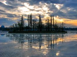 Frozen island