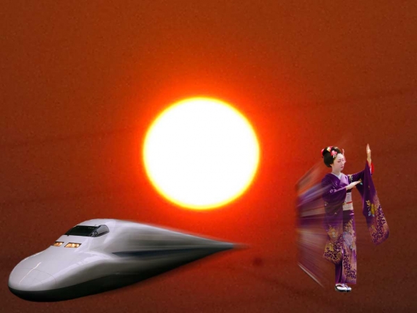 Creation of Japan of contrasts: Step 6