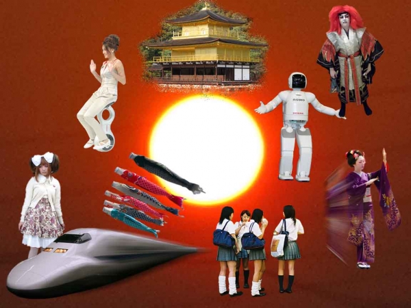Creation of Japan of contrasts: Step 7