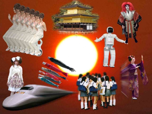 Creation of Japan of contrasts: Step 8