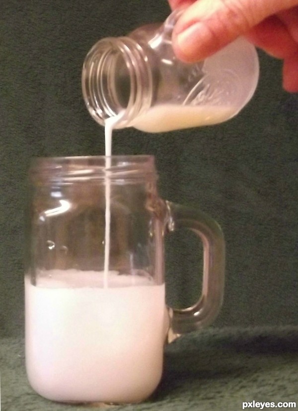 2 jars and some milk