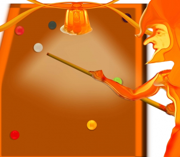 Creation of jelly snooker: Step 9