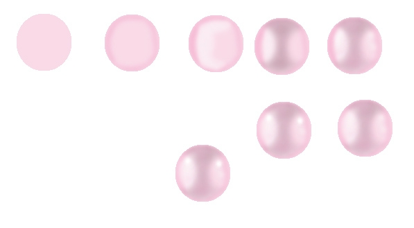 Creation of Pink Pearl: Step 2