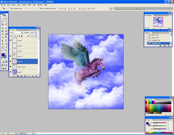 Creation of Horsefly: Step 7