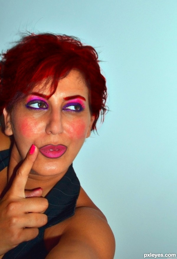 Creation of lo make up: Step 1