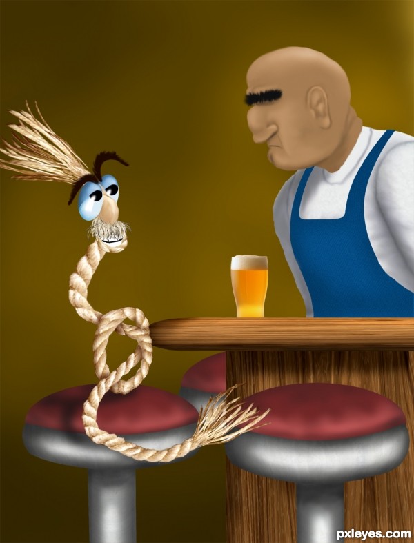 A Frayed Knot photoshop picture