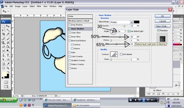 Creation of sheep cloud: Step 4