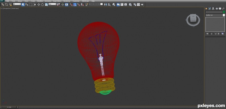 Creation of Fused Bulb: Step 5