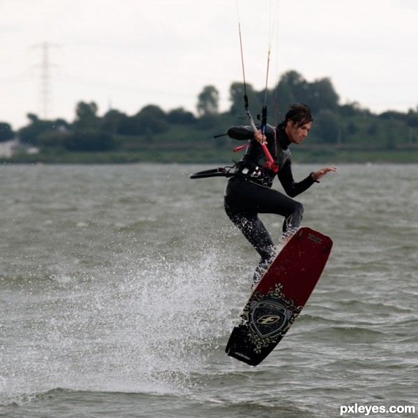 Jumping out of the water