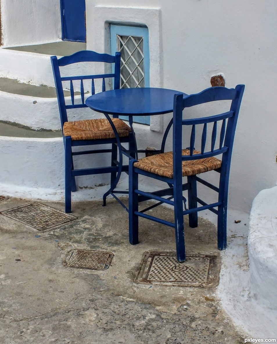 Blue Chairs