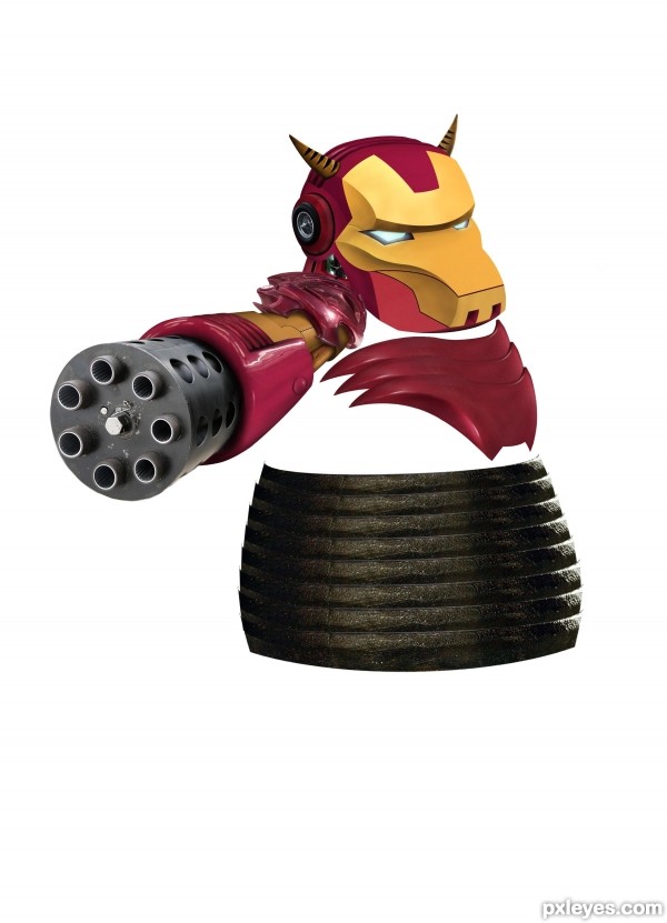 Creation of Iron cow: Step 8