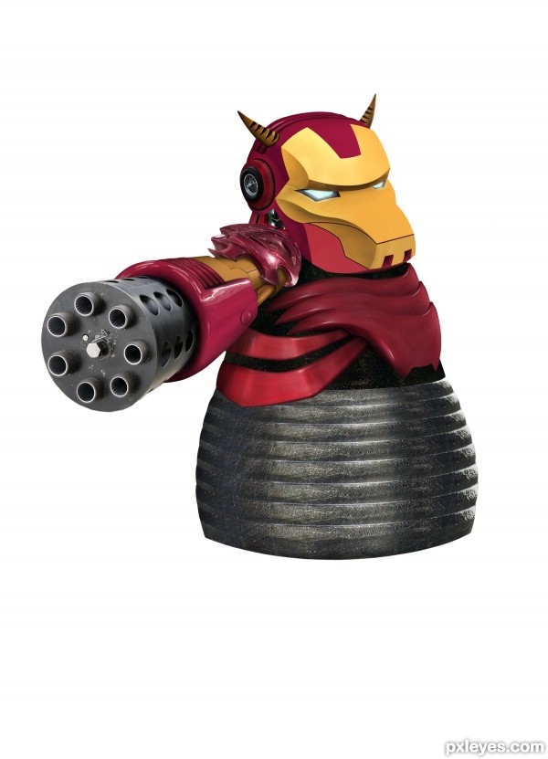 Creation of Iron cow: Step 10