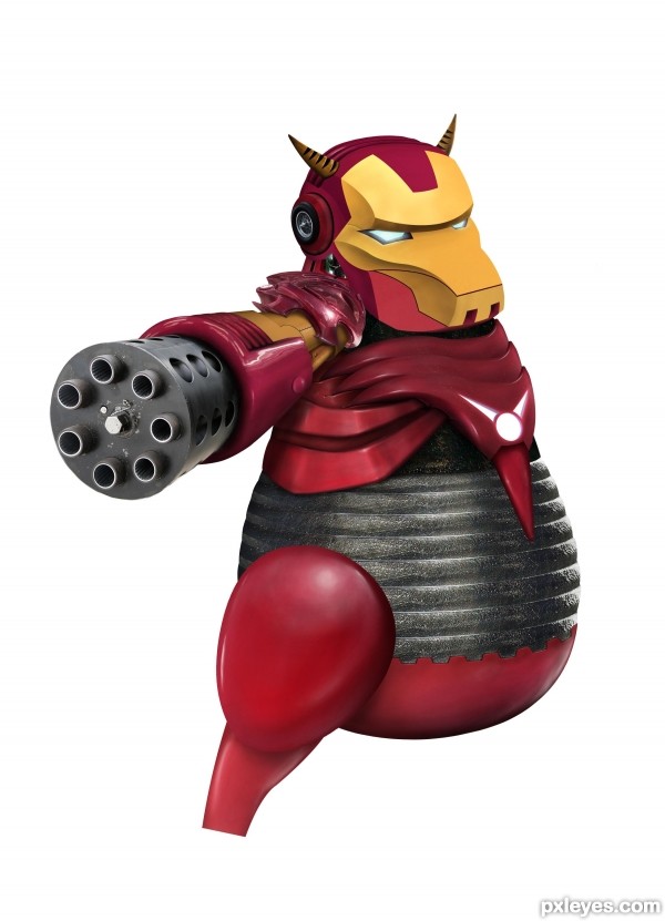 Creation of Iron cow: Step 11