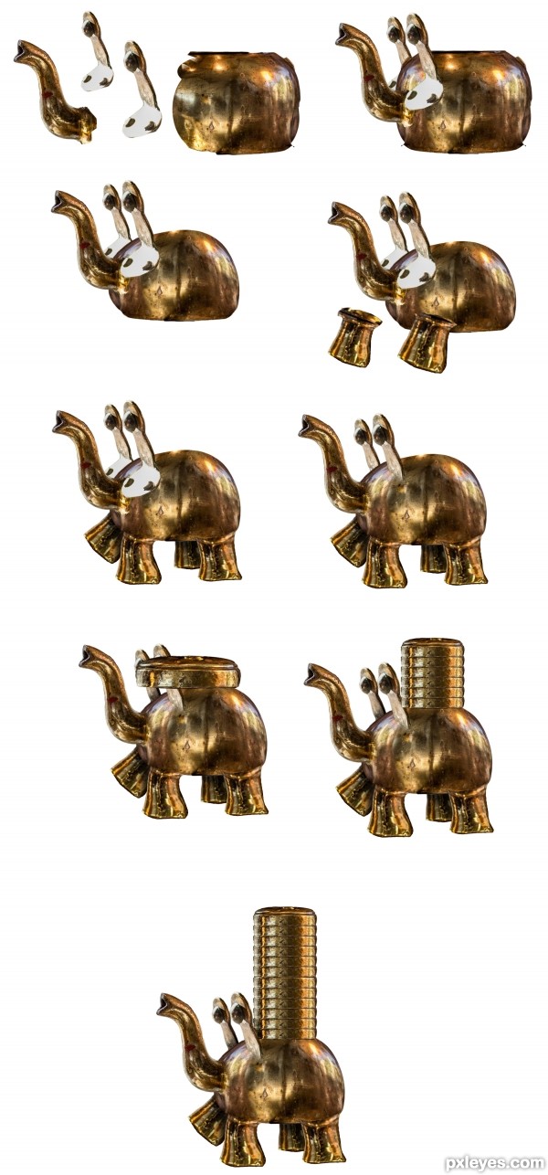 Creation of My Heffalump Tea Kettle: Step 1