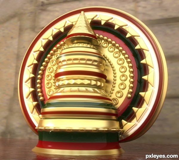 Creation of Kathakali Crown: Final Result