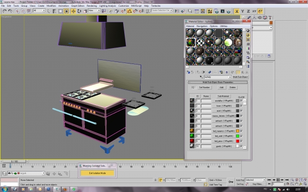 Creation of Kitchen: Step 2