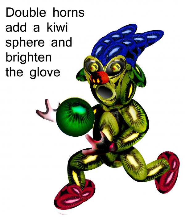 Creation of Soccer Kiwi Elf: Step 7