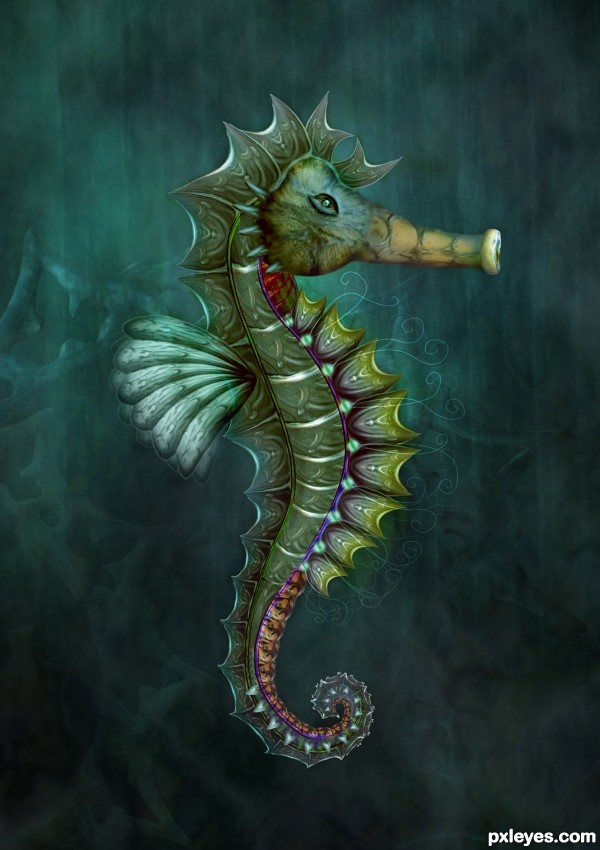 Creation of Sea Horse: Final Result