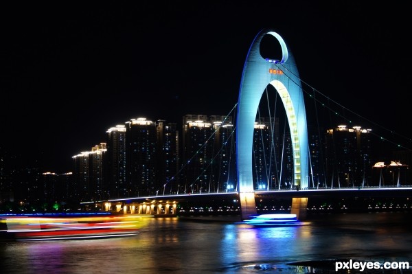 Passing under the Bridge