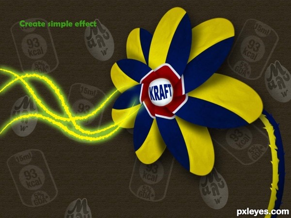 Creation of Flower Kraft: Step 10