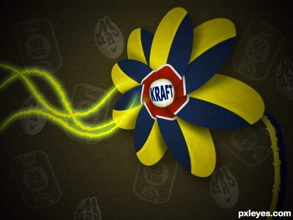 Creation of Flower Kraft: Step 11