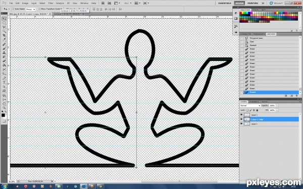 Creation of yoga: Step 7