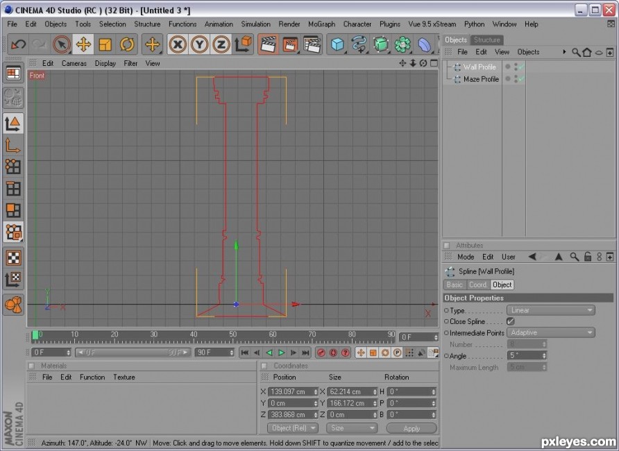 Creation of Labyrinth of the Sun: Step 2