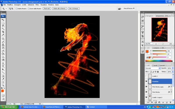 Creation of Passion's Fire: Step 6