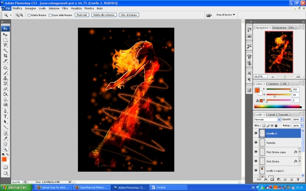Creation of Passion's Fire: Step 7