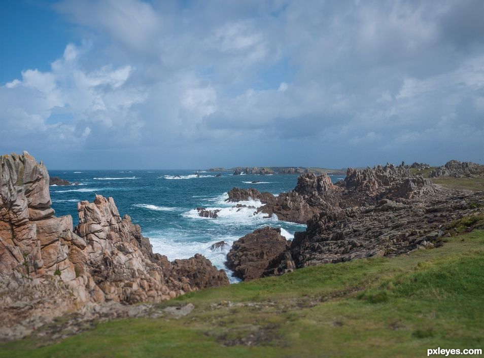 Ocean meets land of fangs