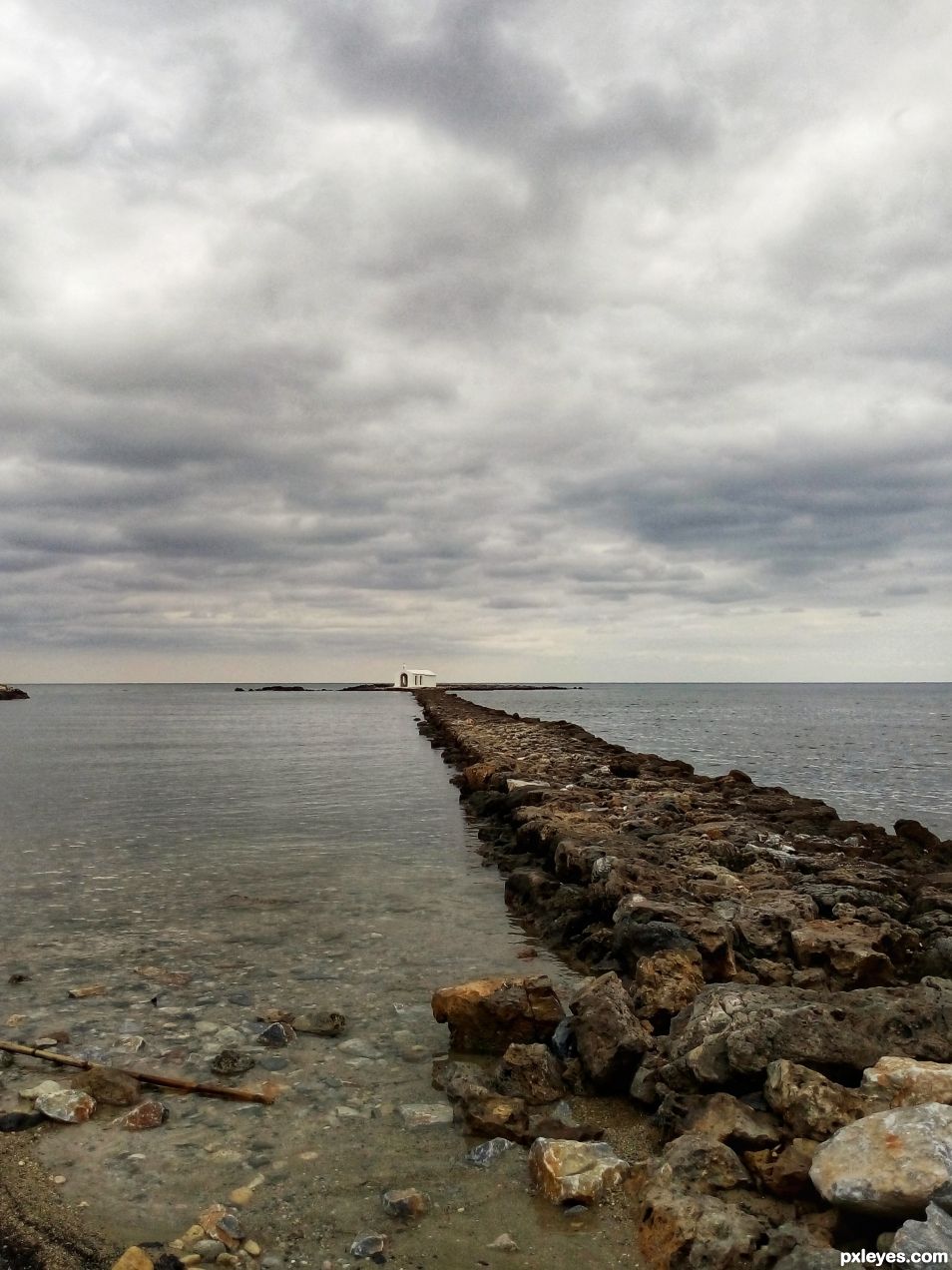 Inhabited Island. Road to Loneliness..