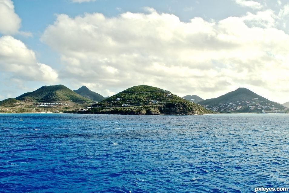 Three Mountains in the Caribbean 