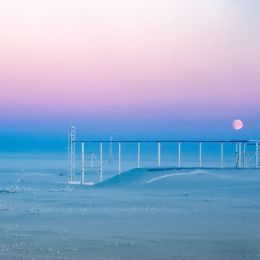 ChillingLandscapeundertheColdMoon