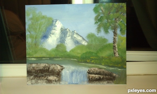 Creation of Morning Waterfall: Step 1